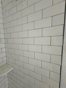 Bathroom tile work