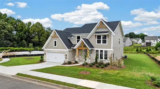 New construction Single-Family house 320 Cherokee Rose Ln, Hoschton, GA 30548 plan Clay - image