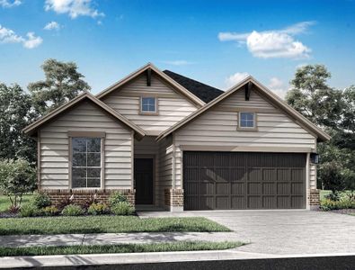New construction Single-Family house 21847 Black Tulip Ln, Cypress, TX 77433 plan Yellowstar - image