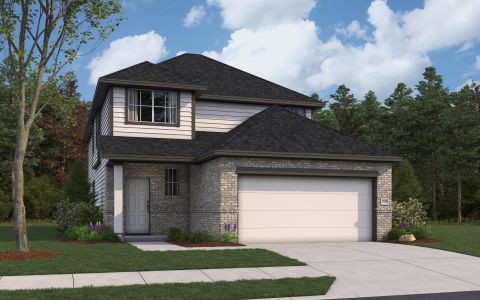 New construction Single-Family house 8127 Goliad Wy, Beasley, TX 77417 plan Linden - image
