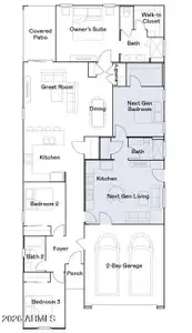 New construction Single-Family house 19232 W Marissa Dr, Litchfield Park, AZ 85340 plan Latitude Plan 3580 - image