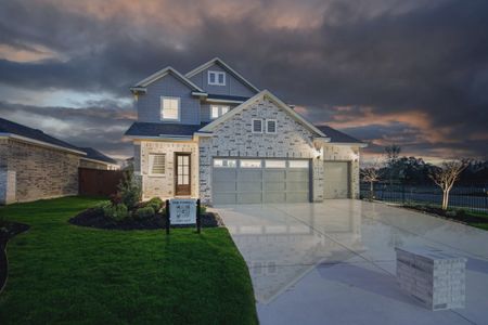 New construction Single-Family house 439 Glenwood Rnch, Cibolo, TX 78108 plan Powell - image