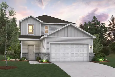 New construction Single-Family house 10617 Justify Ln, Buda, TX 78610 plan Hampton - image