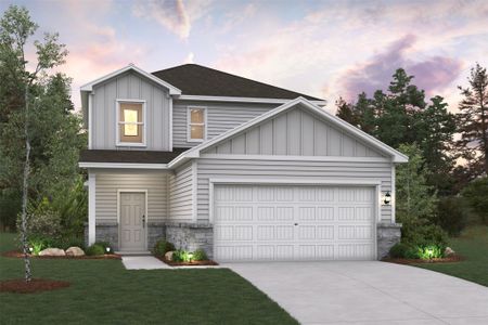 New construction Single-Family house 13207 Swift Wind Dr, Buda, TX 78610 Hampton- photo 0