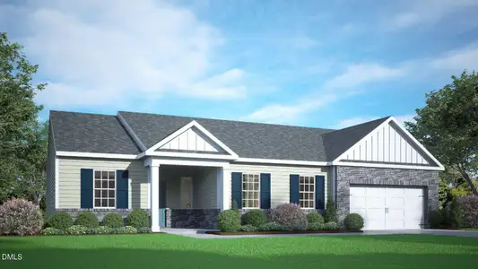 New construction Single-Family house 10685 Beard Wy, Bailey, NC 27807 plan Dylan - Drhe - image