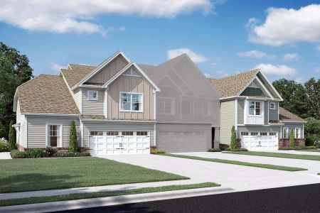 New construction Townhouse house 3157 Mission Olive Pl, New Hill, NC 27562 plan Lily - End Home - image