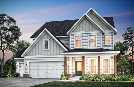 New construction Single-Family house 244 Rockledge Bnd, Powder Springs, GA 30127 plan Continental - image