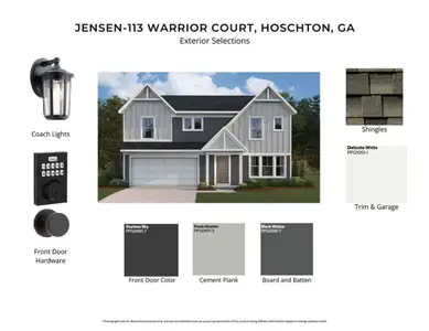 New construction Single-Family house 113 Warrior Ct, Hoschton, GA 30548 plan Jensen - image