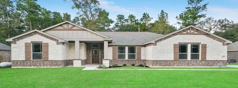 New construction Single-Family house 110 Valley Ranch Trail, Dayton, TX 77535 - photo 0