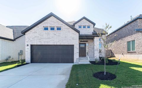 New construction Single-Family house 13014 Blue Flame Dr, San Antonio, TX 78245 Seminole II- photo 0