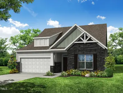 New construction Single-Family house 35 Sawtooth Oak Ln, Youngsville, NC 27596 Wescott- photo 0