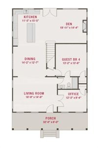 First floor layout