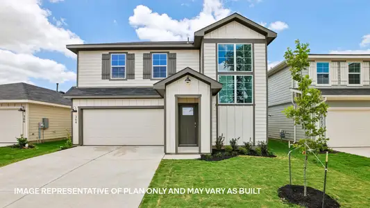 New construction Single-Family house 216 Puerto Plata Ave, Bastrop, TX 78602 plan The Kendall - image