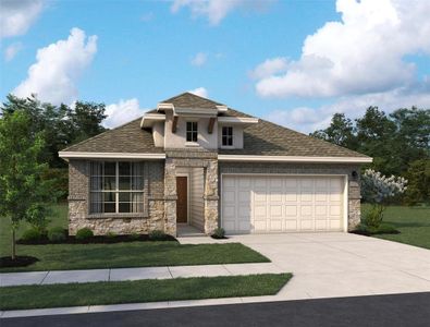 New construction Single-Family house 25542 W Blackwater Creek Trl, Magnolia, TX 77355 Hamilton- photo 0