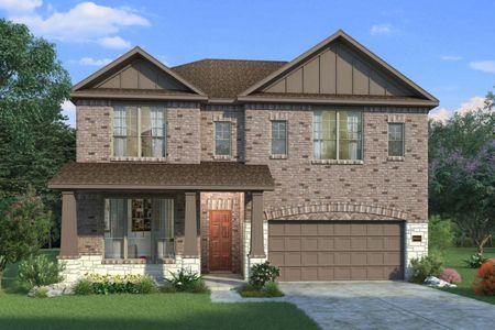New construction  house 2225 Sonder Shore Dr, Katy, TX 77493 plan Hemlock II Sunterra 50s - image
