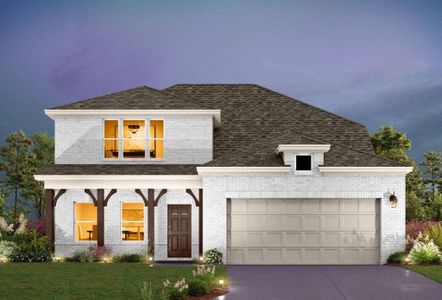 New construction Single-Family house 135 Rita Blanca Bnd, Cedar Creek, TX 78602 Winchester Homeplan- photo 0