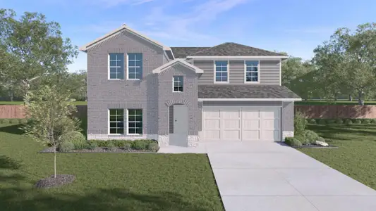 New construction Single-Family house 288 Ice Shore Trl, Dayton, TX 77535 plan X40O (Express) - image
