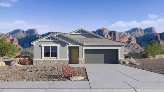 New construction Single-Family house 8506 W Gehrig Wy, Florence, AZ 85132 plan Saguaro - image