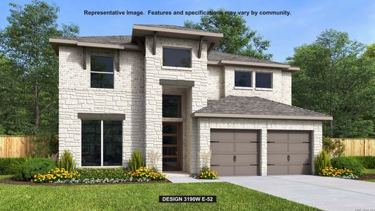 New construction Single-Family house 529 Cascadence Dr, New Braunfels, TX 78132 plan 3190W - image