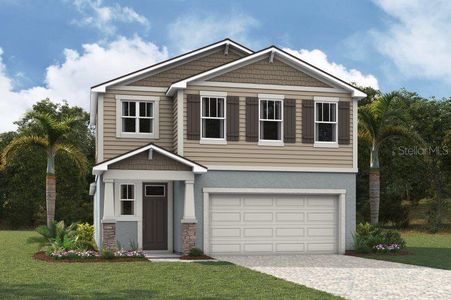 New construction Single-Family house 5700 Spivey Ct, Wesley Chapel, FL 33545 Brookstone- photo 0