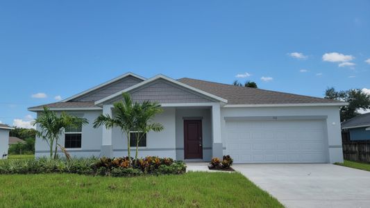 New construction Single-Family house 332 Sw Grimaldo Ter, Port St. Lucie, FL 34984 plan The Mesquite - image