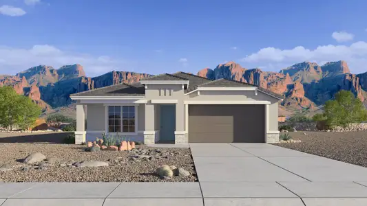 New construction Single-Family house 17665 W Onyx Ave, Waddell, AZ 85355 plan Cali - image