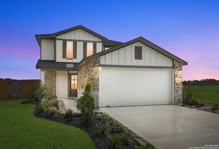 New construction Single-Family house 8578 Redhawk Loop, San Antonio, TX 78222 Vail- photo 0