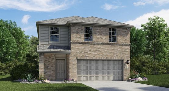 New construction Single-Family house 124 Sapling Dew Dr, Georgetown, TX 78628 plan Windyhill - image