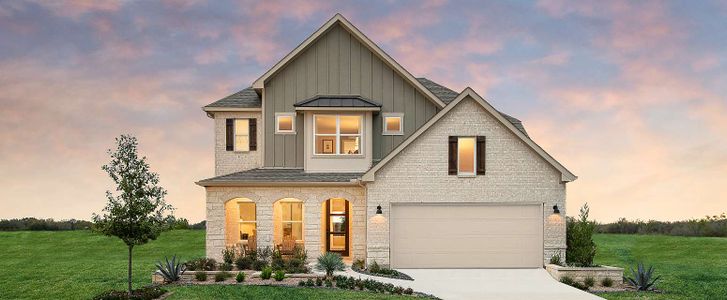 New construction Single-Family house 101 Yale St, Seguin, TX 78155 plan Jordan - image