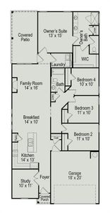 The Oakshire II Floor Plan