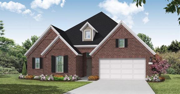 New construction Single-Family house 18318 Starlight Valley Trail, Cypress, TX 77493 Blossom (2280-HV-45 ELE-B)- photo 0