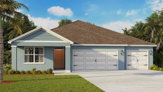 New construction Single-Family house 2642 Sage Valley Way, Winter Haven, FL 33884 - photo 0