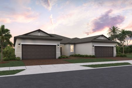 New construction Duplex house 9105 Optimist Wy, Palmetto, FL 34221 plan Opal - image