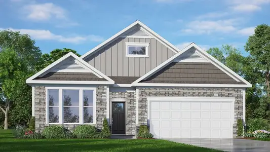 New construction Single-Family house 1656 Abberly Pl, Graham, NC 27253 plan Bristol - image