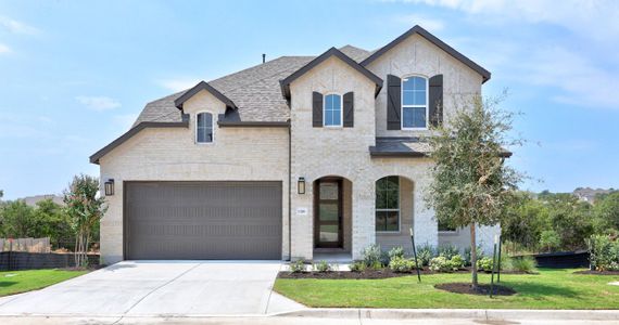 New construction Single-Family house 1216 Wolf Canyon Rd, Georgetown, TX 78628 plan Middleton - image