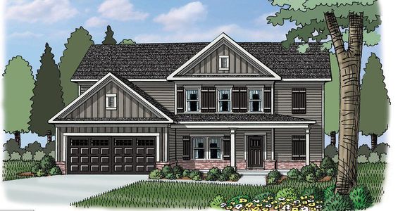 New construction Single-Family house 452 Banff Dr, Winder, GA 30680 plan The Hayden | Front Entry - image