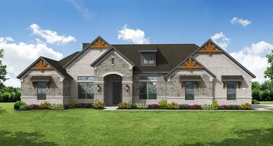 New construction Single-Family house 687 Bent Tree Ln, Weatherford, TX 76085 plan The Wellington II - image