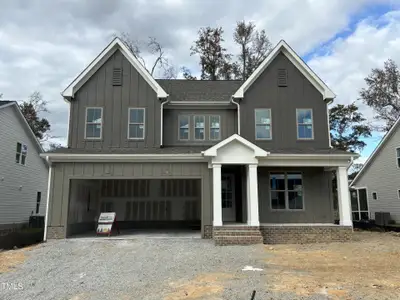 New construction Single-Family house 2401 Terri Creek Drive N, Unit Lot 08, Fuquay Varina, NC 27526 Hickory- photo 0