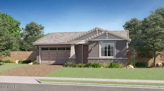 New construction Single-Family house 23113 E Saddle Wy, Queen Creek, AZ 85142 plan Sage Plan 4022 - image