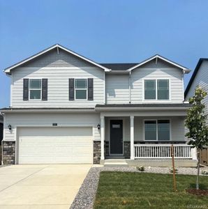 New construction Single-Family house 822 Elias Tarn Drive, Severance, CO 80550 HENLEY- photo 0