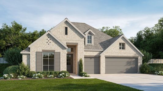 New construction Single-Family house 11906 Bush Tail Ct, Mont Belvieu, TX 77523 plan 2980W - image