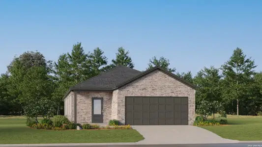 New construction Single-Family house 14809 Granite Gdn, Elmendorf, TX 78112 plan Rio - image