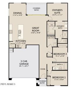 Floorplan - Violet (L) - 4 Panel