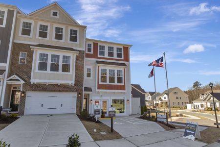 New construction Townhouse house 2253 Kettle Falls Sta, Apex, NC 27502 Buckingham - Front Entry Townhomes- photo 0 0