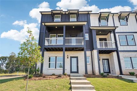 New construction Townhouse house 6070 Molo Ln, Cumming, GA 30041 plan Jordan End Unit - image