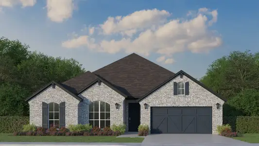 New construction Single-Family house 121 Shoreview Dr, Rhome, TX 76078 plan 1685 - image