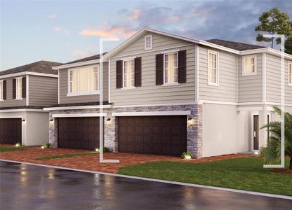 New construction Townhouse house 4823 Noble Cypress Street, Unit N/A, Kissimmee, FL 34746 Allendale- photo 0