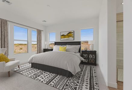 New construction Single-Family house 4448 Bucking Bronco Rd, Wickenburg, AZ 85390 plan Brasada Elevation F - image 11