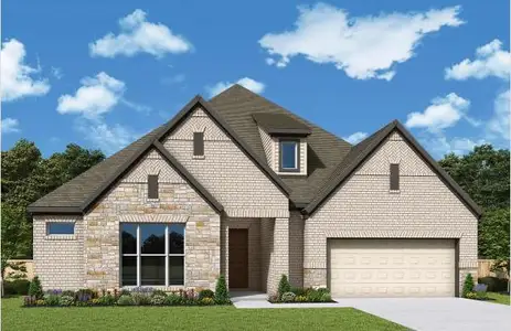 New construction Single-Family house 1905 Morning Mist Dr, Georgetown, TX 78628 plan The Flower Mound - image