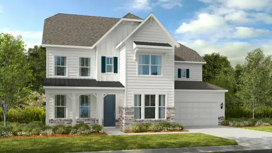New construction Single-Family house 14238 Morningate St, Huntersville, NC 28078 plan London - image